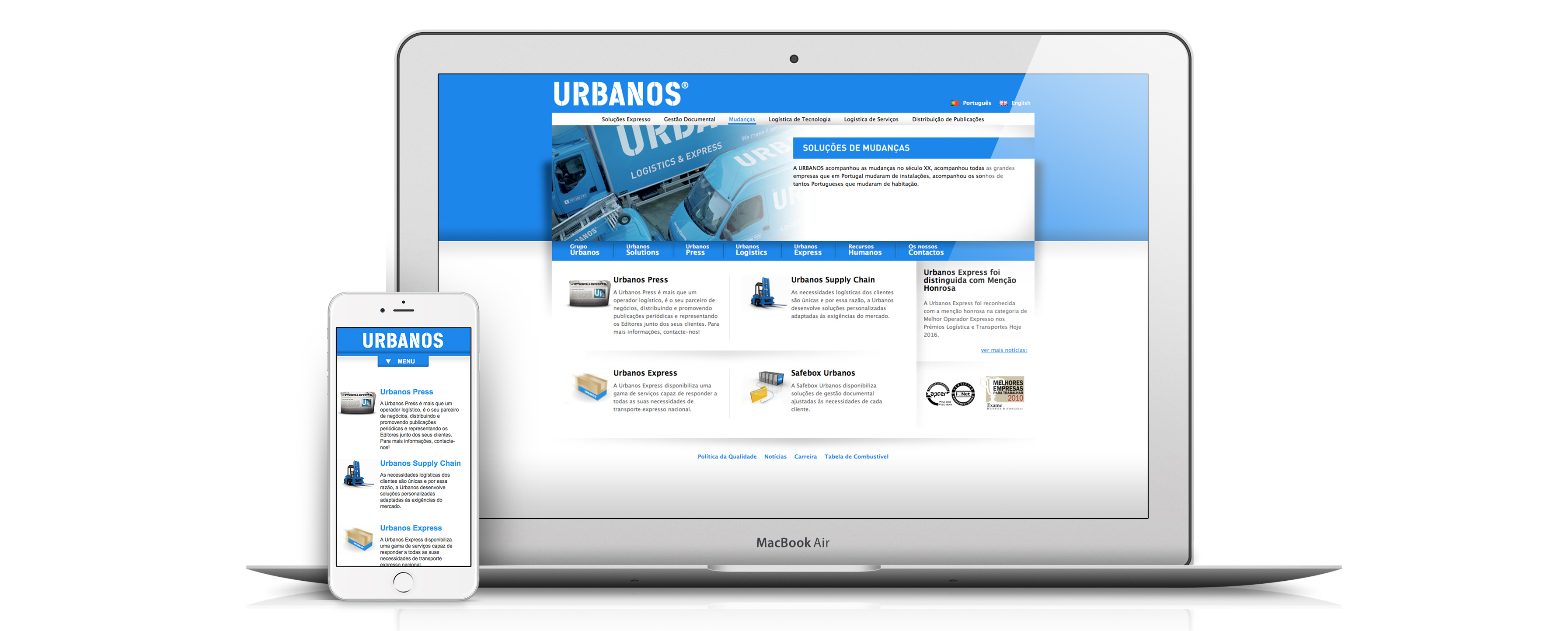 web and mobile app
